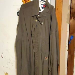 vintage tommy hilfiger dress shirt button down
